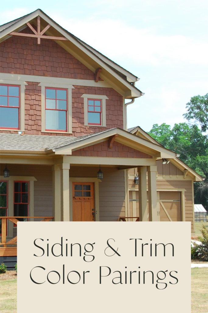 Siding Trim Color Pairings Construction Style