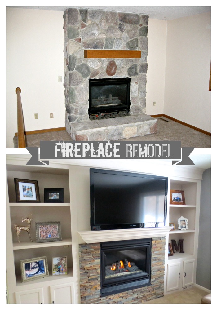 construction2style Fireplace Remodel featuring built in bookshelves, Jamie and Morgan Molitor, home renovation, mn home remodeler
