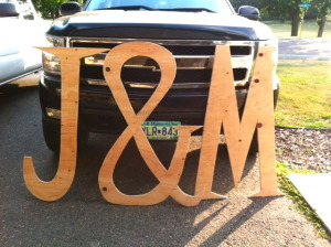 J&M sign