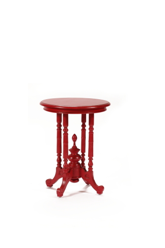 Nadeau, Furniture with a Soul red side table featured on construction2style