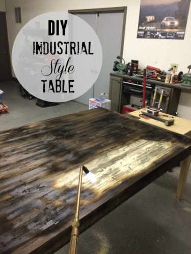 DIY Industrial Style Table