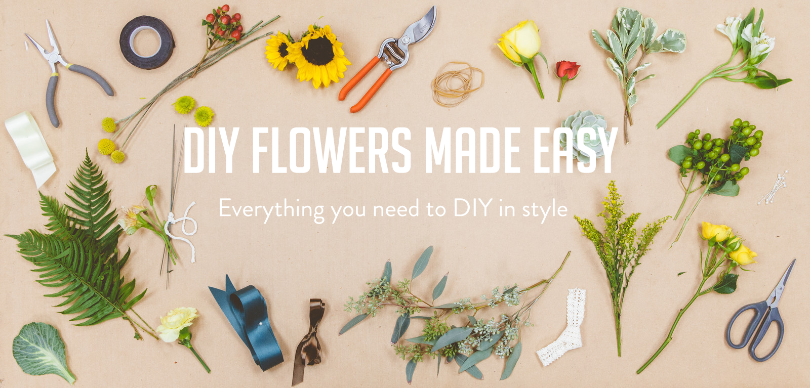 How to DIY your own Flowers 