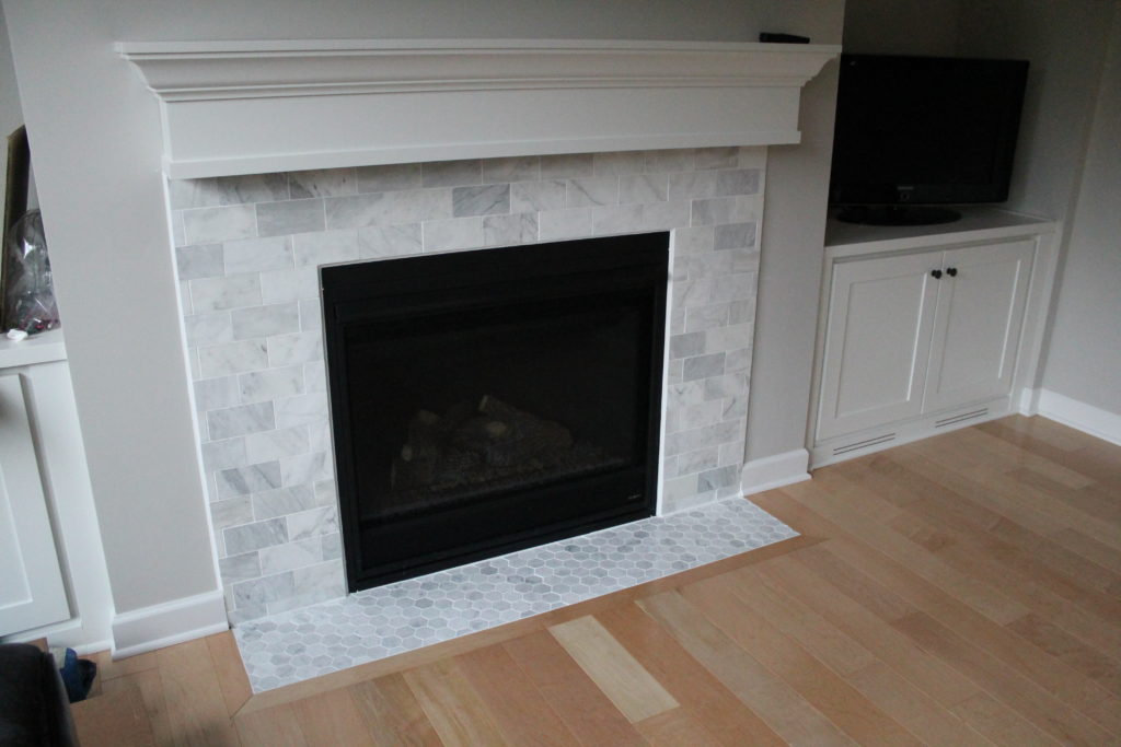 Carrara Marble Fireplace Project | construction2style