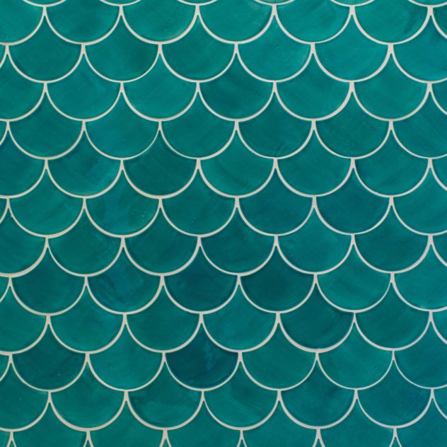 Moroccan Fish Scale Tile, Bathroom Remodel by construction2style