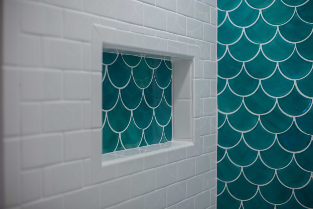 Moroccan Fish Scale Tile, Bathroom Remodel by construction2style