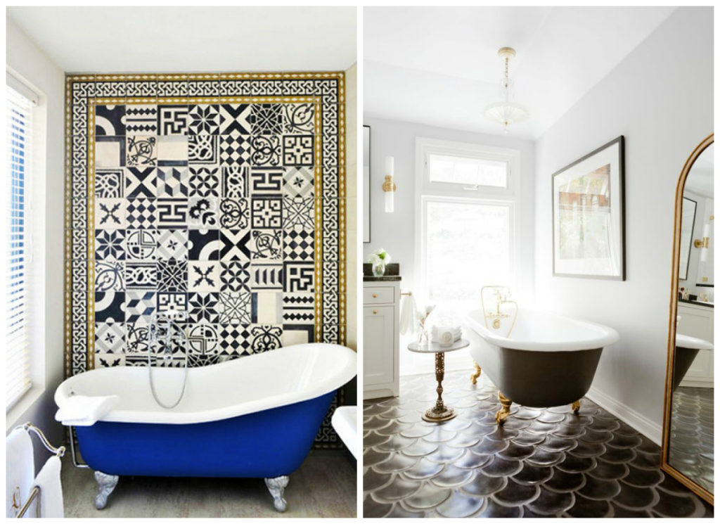 Fresh Shades of Bathroom Design: Colorful Clawfoot Tubs | costruction2style
