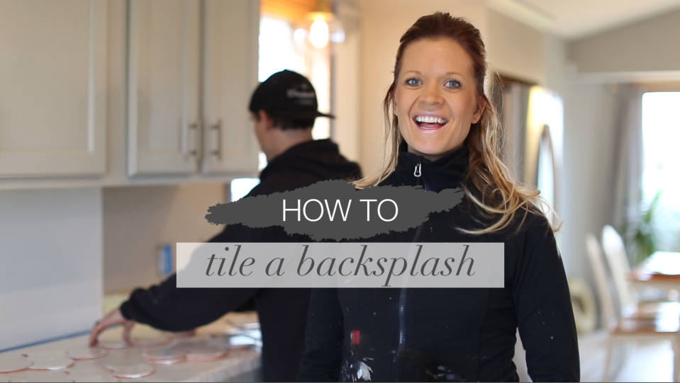 How to Tile a Backsplash with Moroccan Fish Scale Tiles | Mercury Mosaics Tile, done by construction2style, Jamie and Morgan Molitor, husband and wife MN home remodeling and interior design team