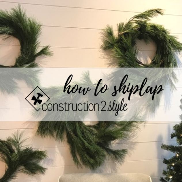 How to create a shiplap backdrop