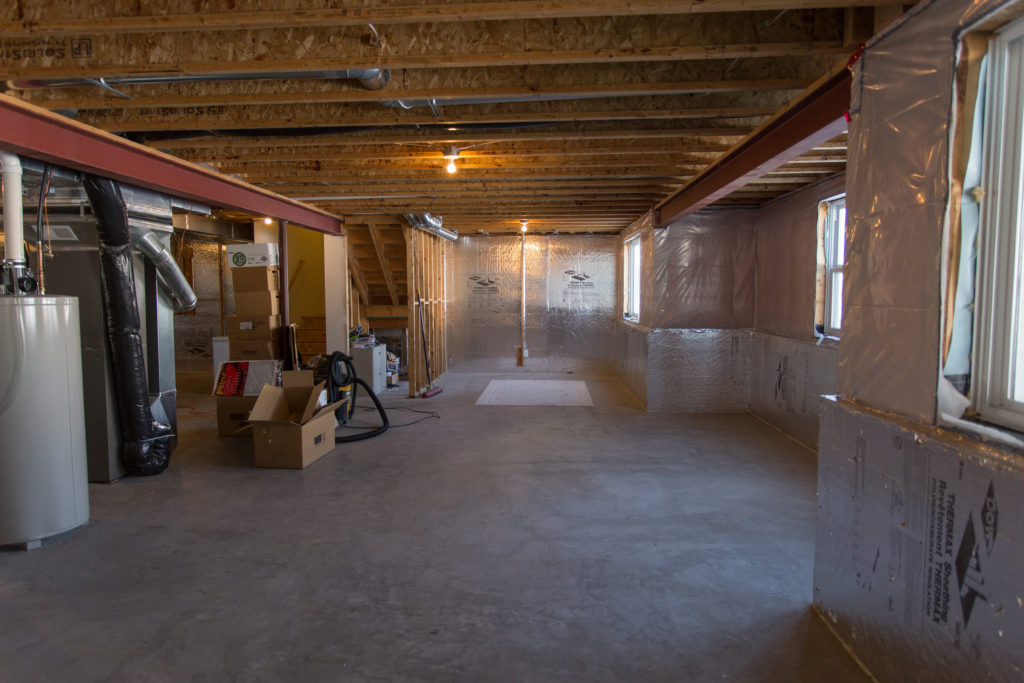 Modern Farmhouse Basement Remodel Before | construction2style