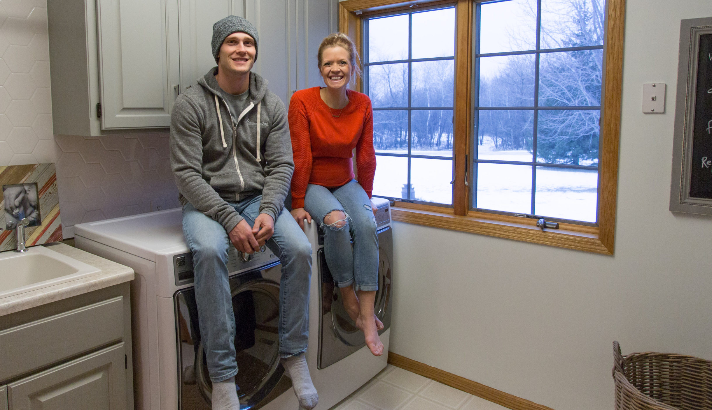 Jamie and Morgan Molitor, construction2style | How to refresh your laundry room space on a budget