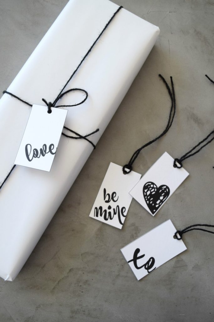 Valentine's Day gift tags | free printable
