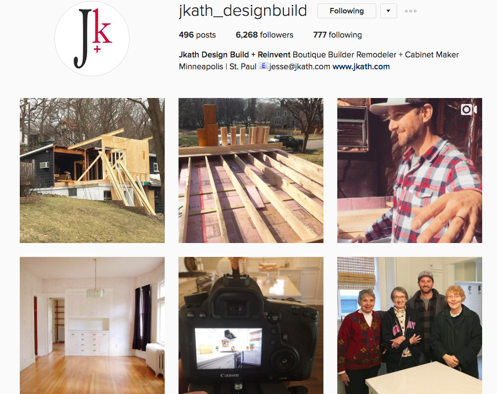 Jkath Design + Build Instagram | construction2style 