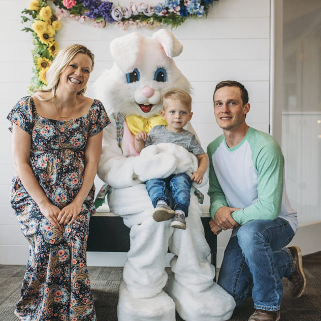 Easter Bunny Backdrop 1