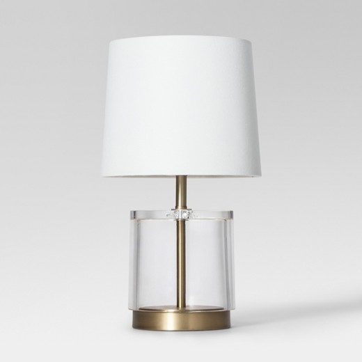 modern white gold lamp