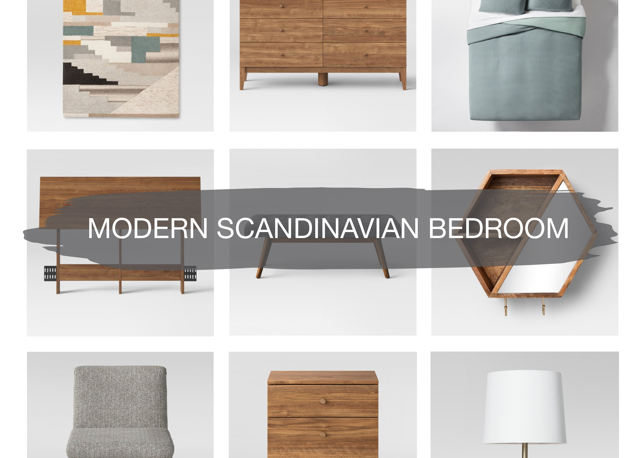 modern scandinavian bedroom decor