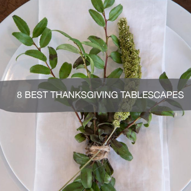 8 thanksgiving tablescapes