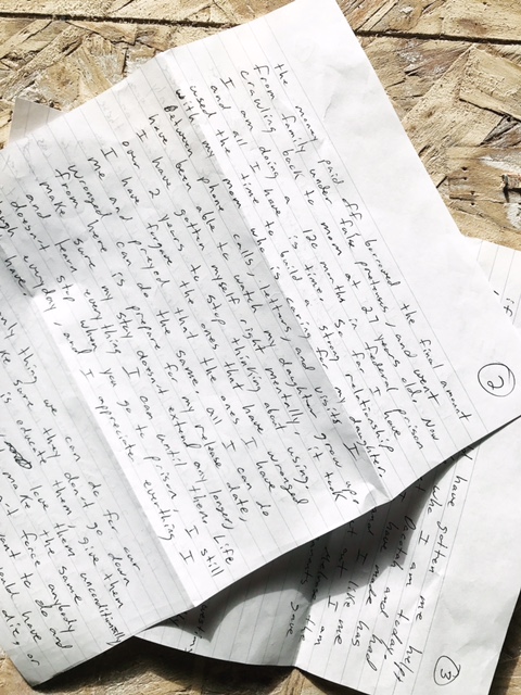 A Letter From a Prisoner | Noah Bergland | construction2style