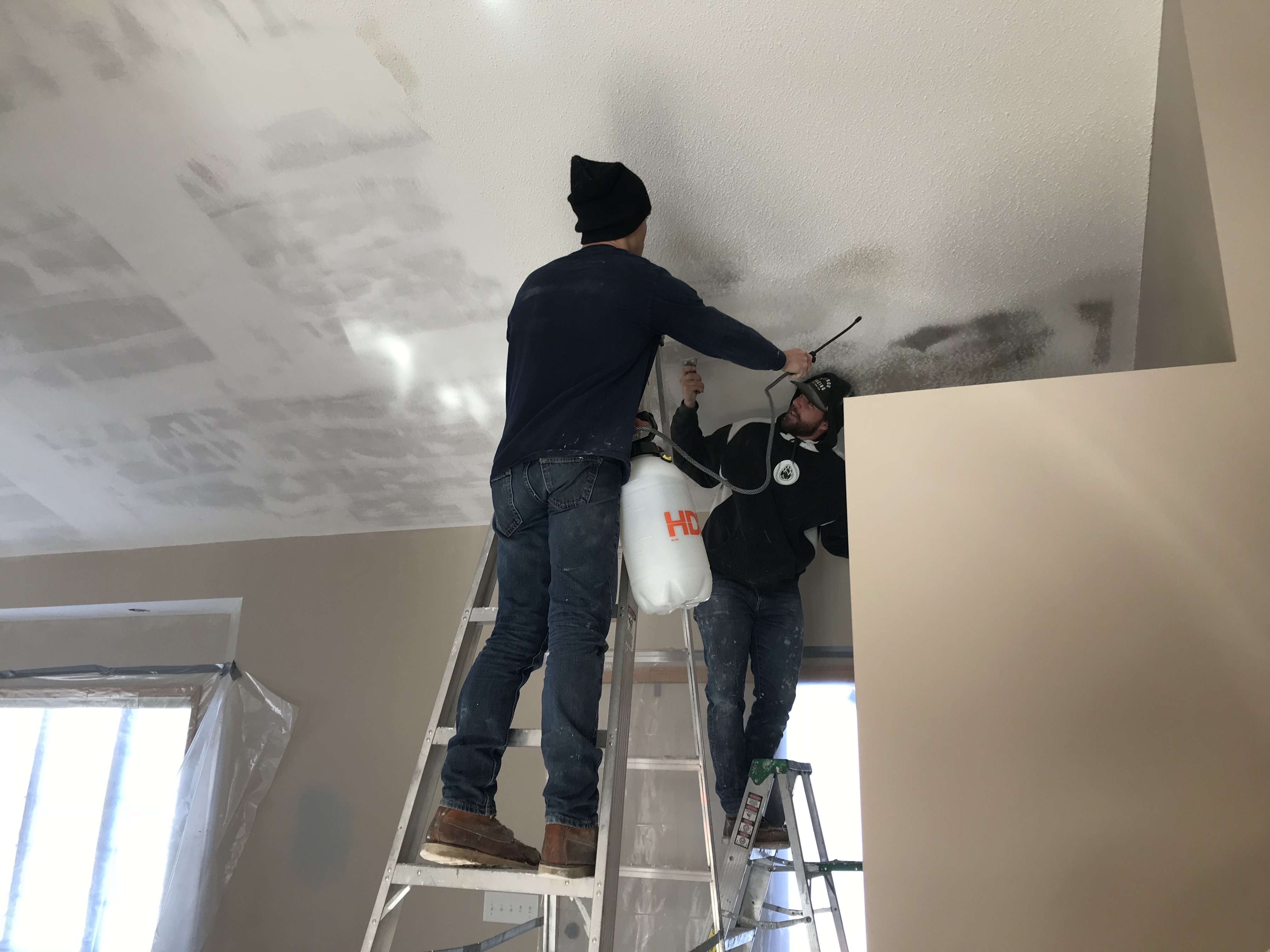 remove popcorn ceilings | construction2style