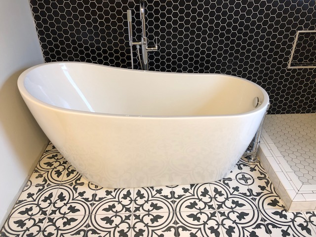 Black & White Bathroom Remodel 5