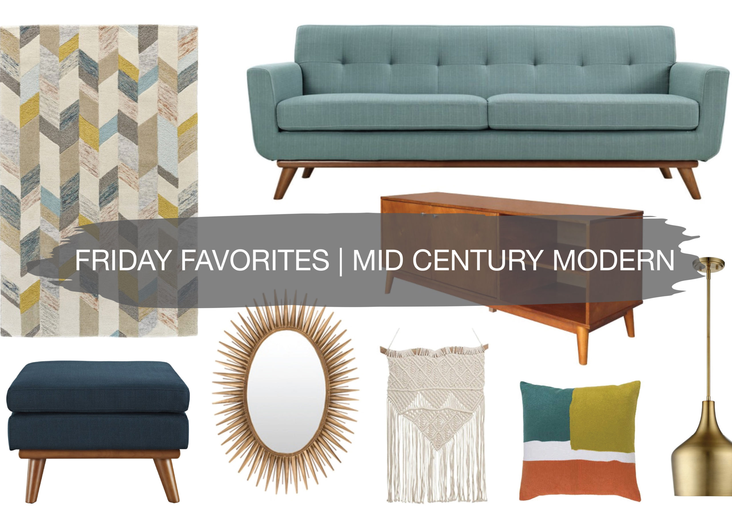 mid century modern friday favorites | construction2style
