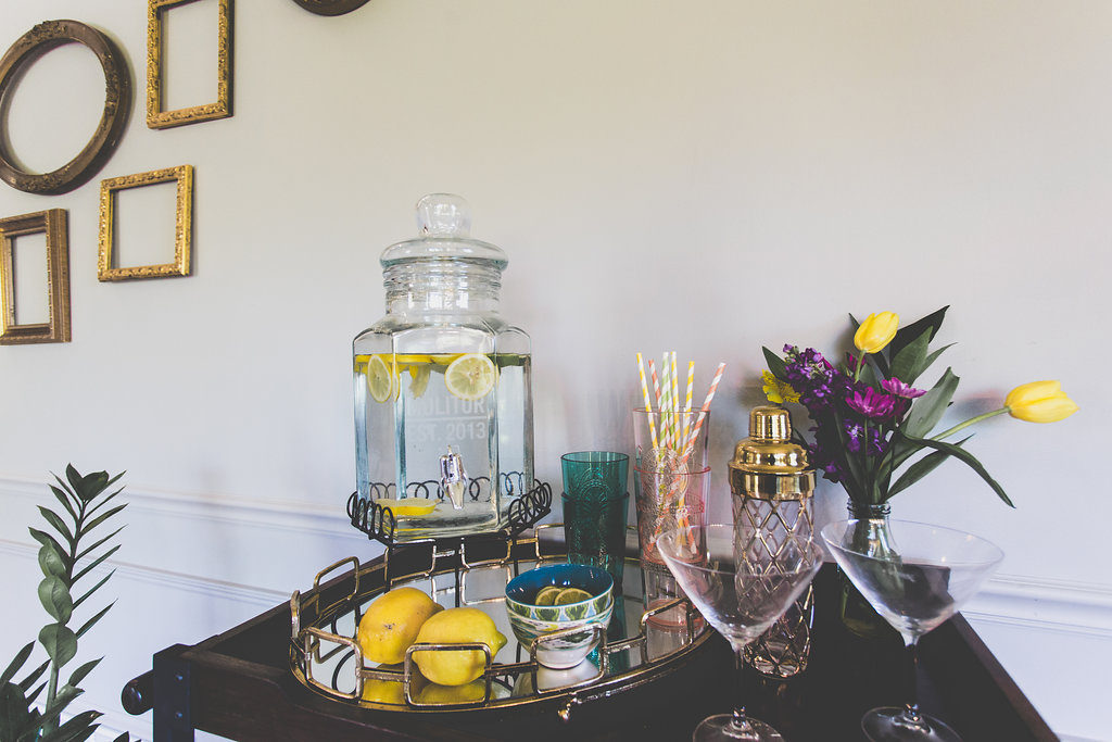 How to Style Your Bar Cart 2