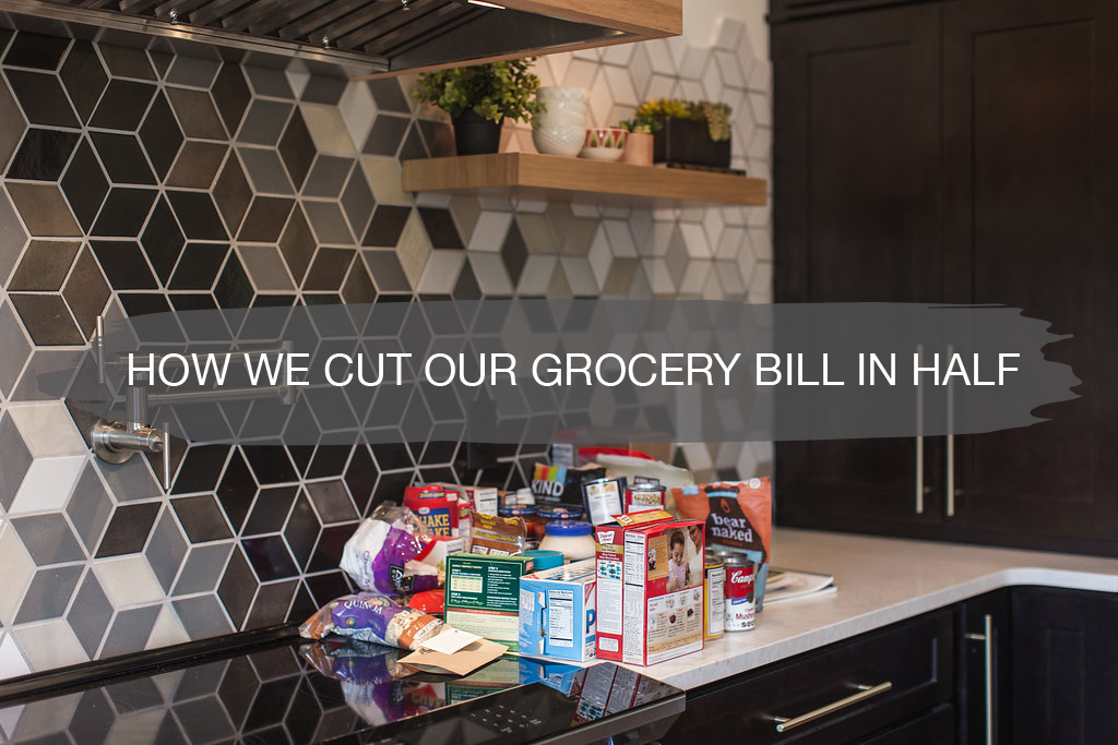 how we cut our grocery bill in half | construction2style