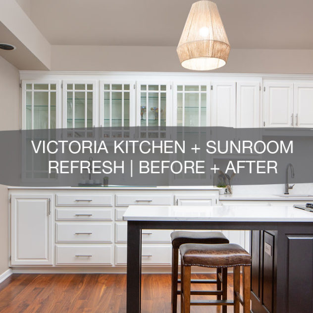 Victoria Kitchen + Sunroom Refresh Before and After | construction2style