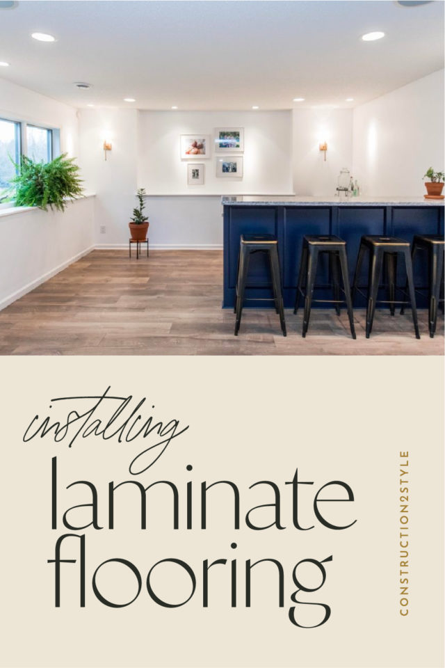Pergo Wheaton Oak | Our Basement Bar Laminate Flooring 1