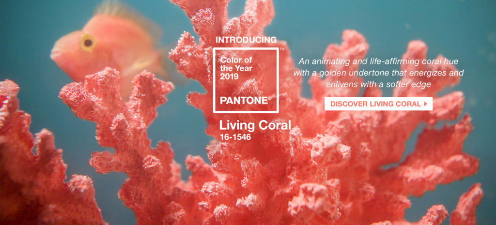 Pantone color of the year Living Coral | construction2style