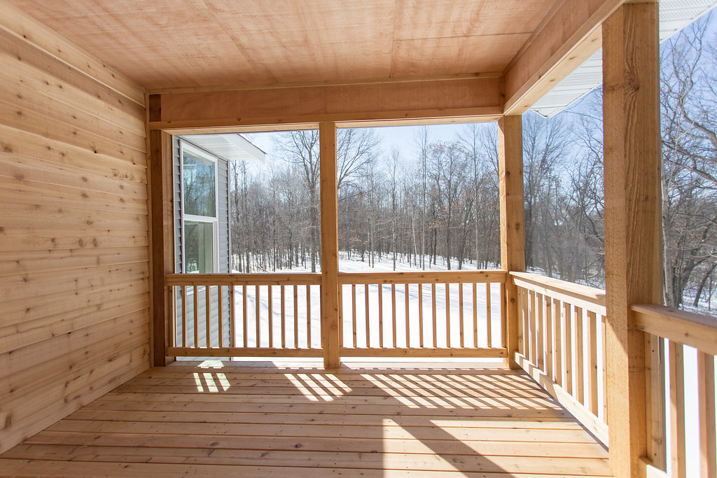 custom home build porch | construction2style