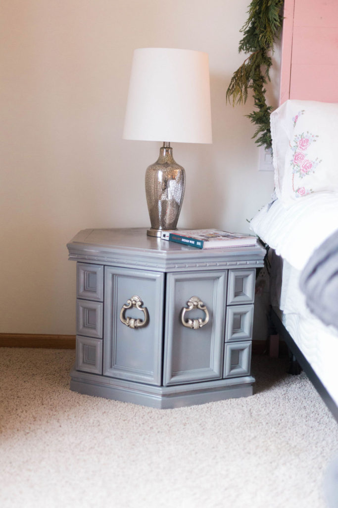 master bedroom refresh with spray paint | construction2style