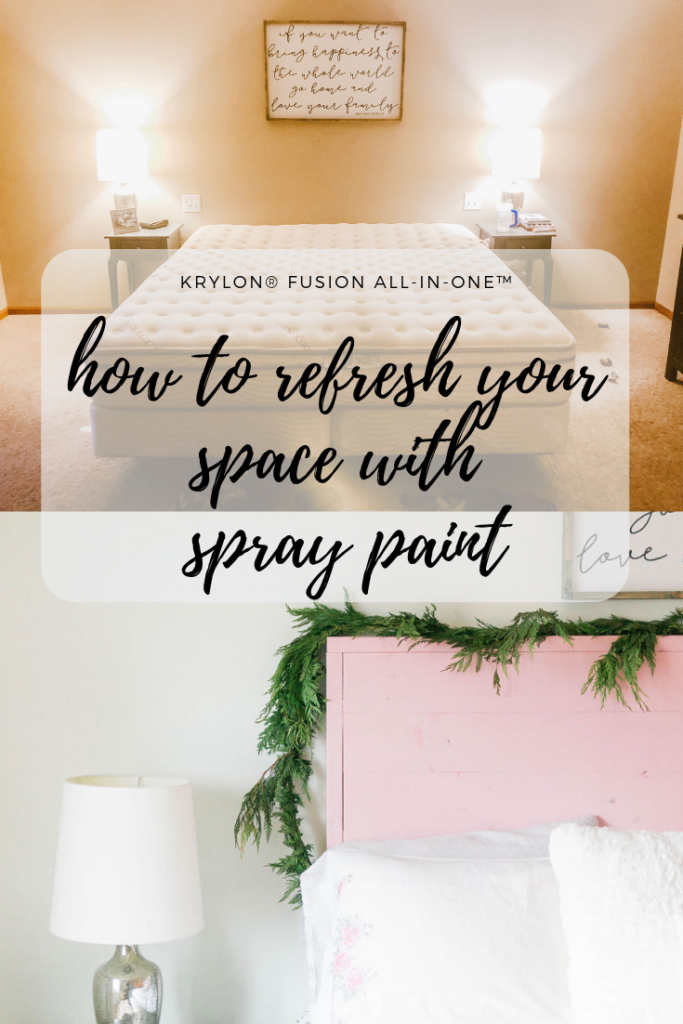 spray painting ideas | blush pink head board | construction2style
