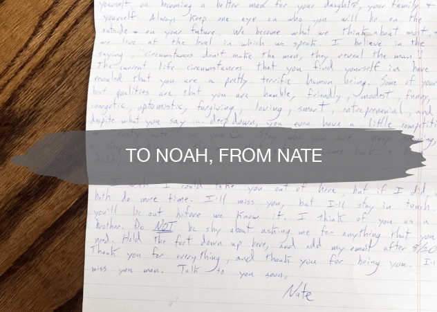 To Noah, From Nate | Noah Bergland | construction2style