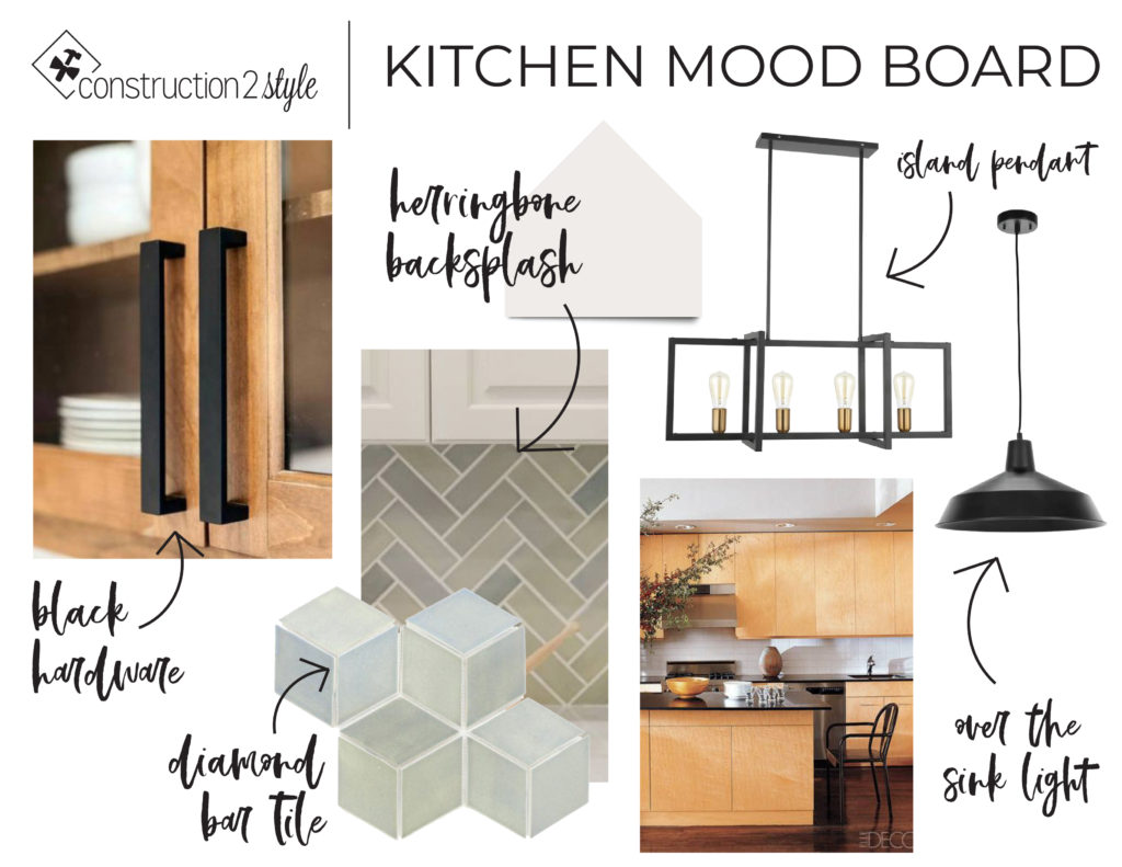 Kitchen Refresh Mood Board Design | construction2style