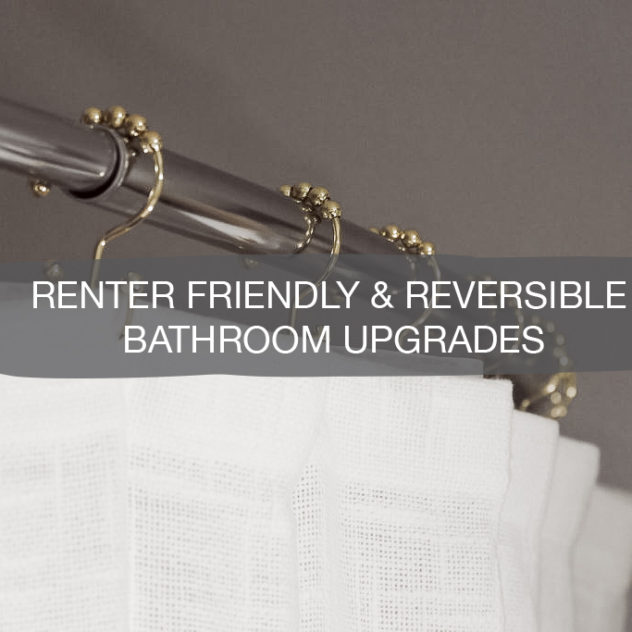 Renter Friendly And Reversible Apartment Bathroom Upgrades | construction2style