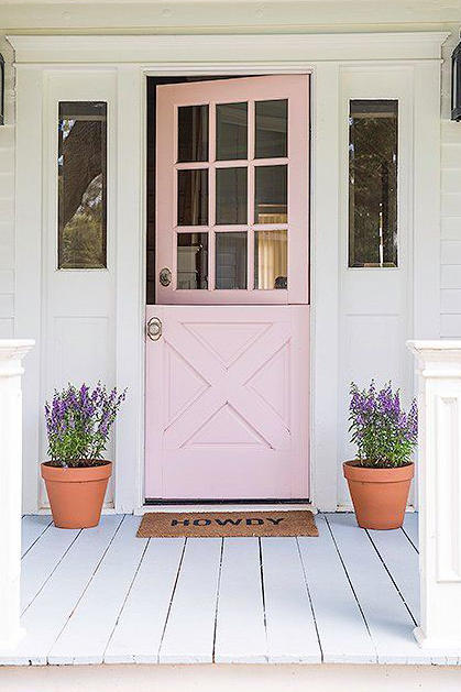 pink dutch door