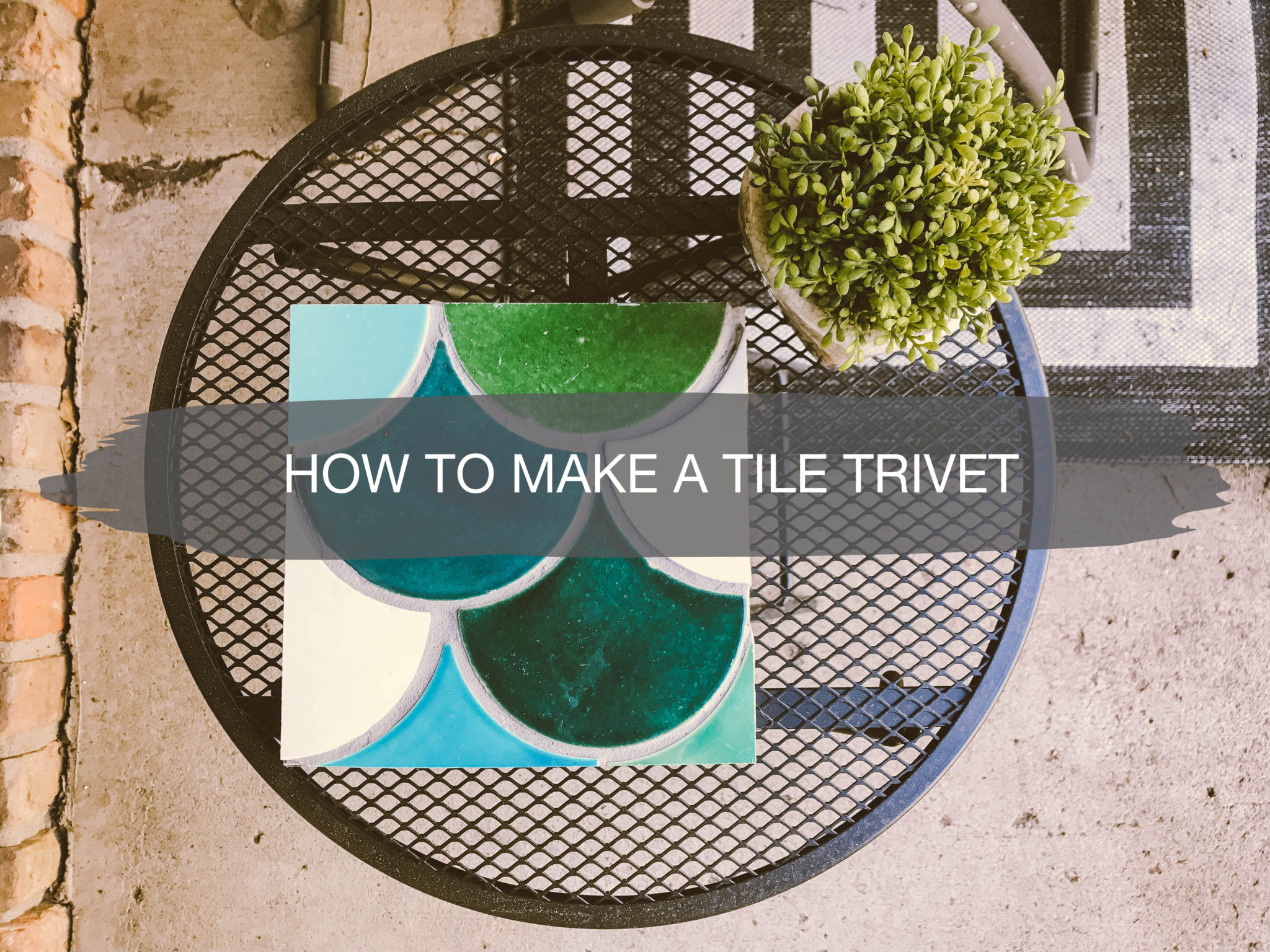 How to Make a Tile Trivet | construction2style