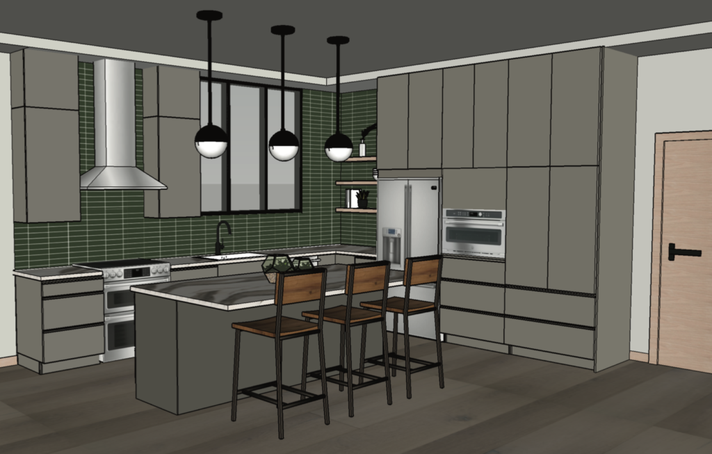 SketchUp Kitchen | construction2style