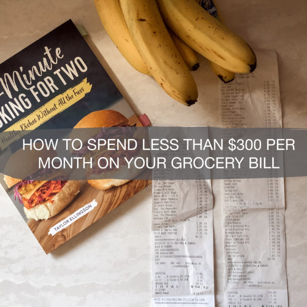 How to Spend Less Than $300 Per Month on Grocery Bill | construction2style
