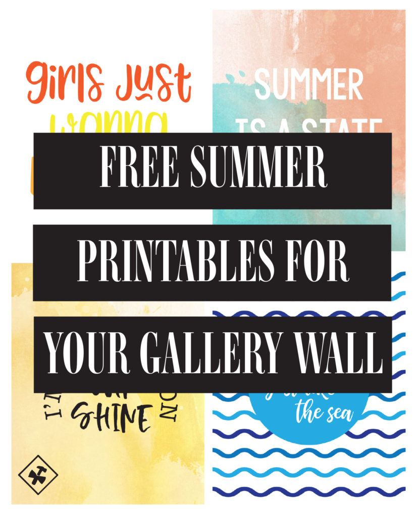 Free Summer Printables for Your Gallery Wall | construction2style