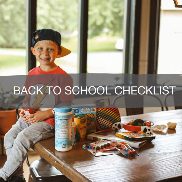 Back to School Checklist 24