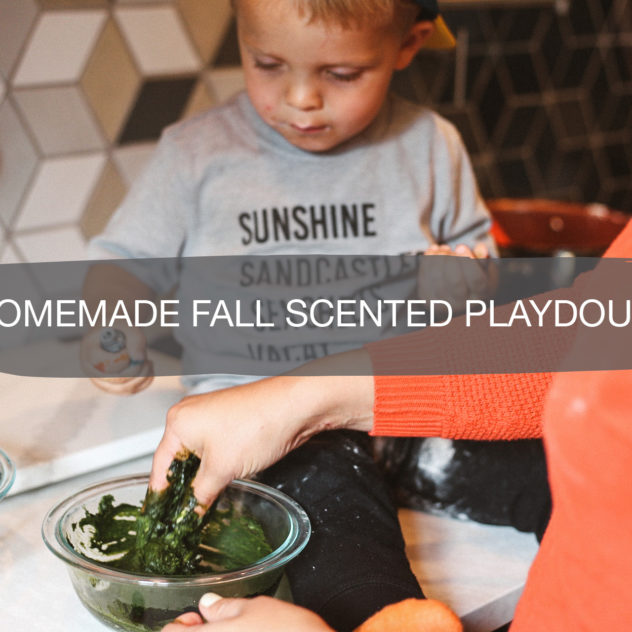 Homemade Fall Scented Playdough | construction2style