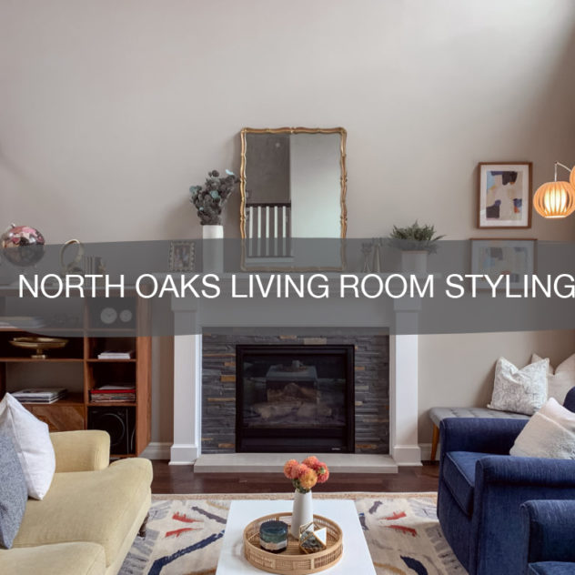 North Oaks Living Room Styling | construction2style
