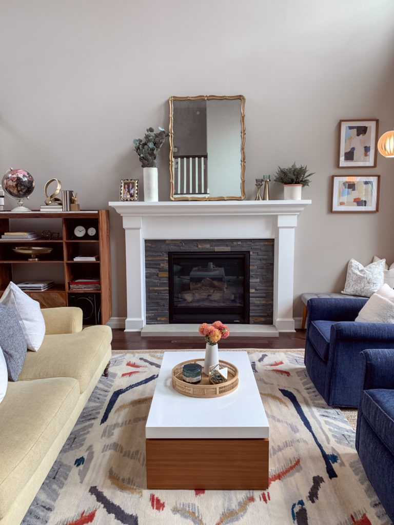 North Oaks Living Room Styling | construction2style