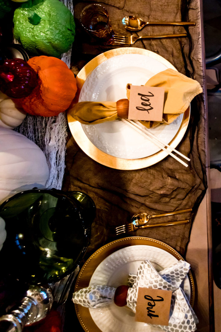 DIY Halloween Tablescape - construction2style