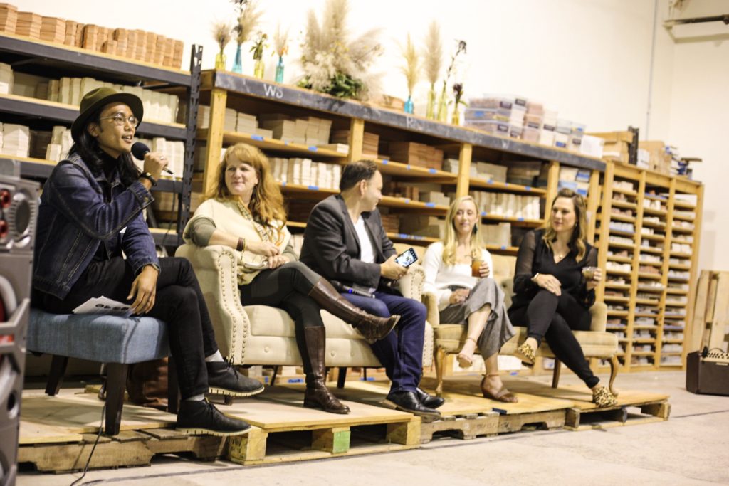 Jason DeRusha from WCCO, Elizabeth Ries from Twin Cities Live, Kelly Kegans from Mpls.St.Paul Home&Design Magazine and Jill Miller fromProjects in Person Moderated by Aaron Komo from Carmichael Lynch | BizCom 2019 Recap | construction2style