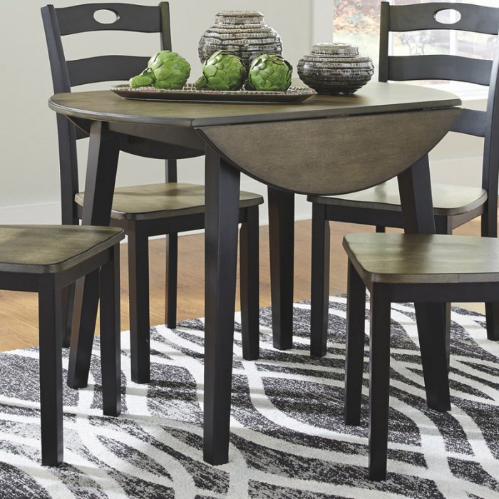 small drop leaf dining table painted wood | construction2style