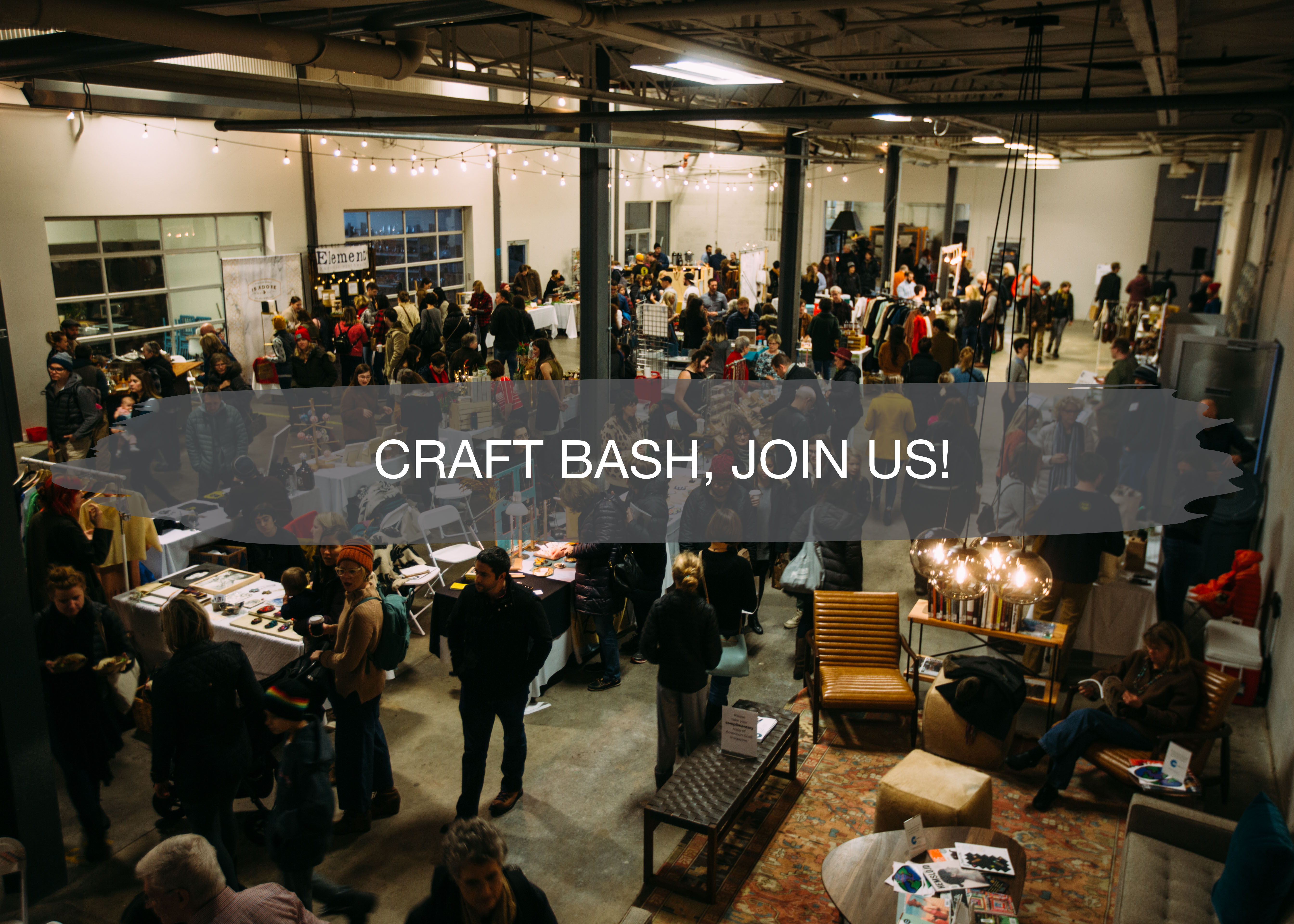 Craft Bash with American Craft Council, Join us! construction2style