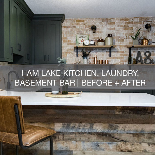 Ham Lake Kitchen, Laundry, Basement Bar | Before + After 86