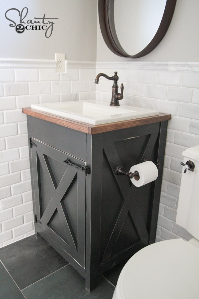 Small Bathroom Vanities | How to Make & Where to Buy | construction2style